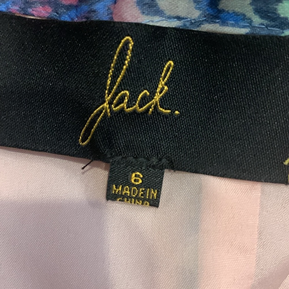 Jack By BB Dakota NWT SZ 6 Animal Core Print.Mardi Gras/ Party - Picture 11 of 12